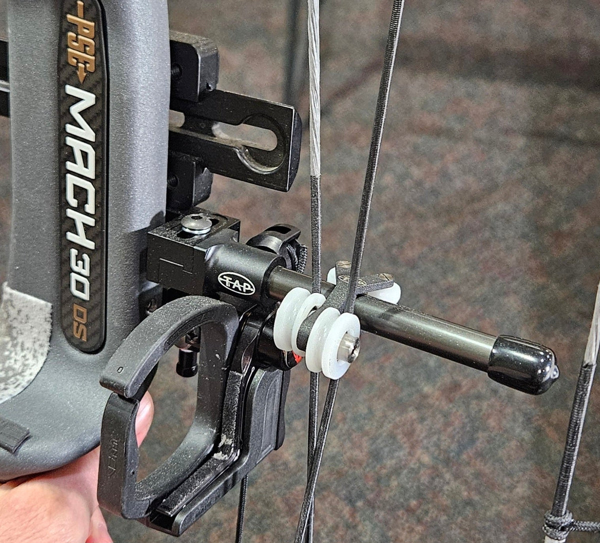 PSE ADJUSTABLE Cable Guard System - GEN 2 Model - Fits Many Carbon and Aluminum Riser Bows (DOES NOT INCLUDE ROLLER GUARD)