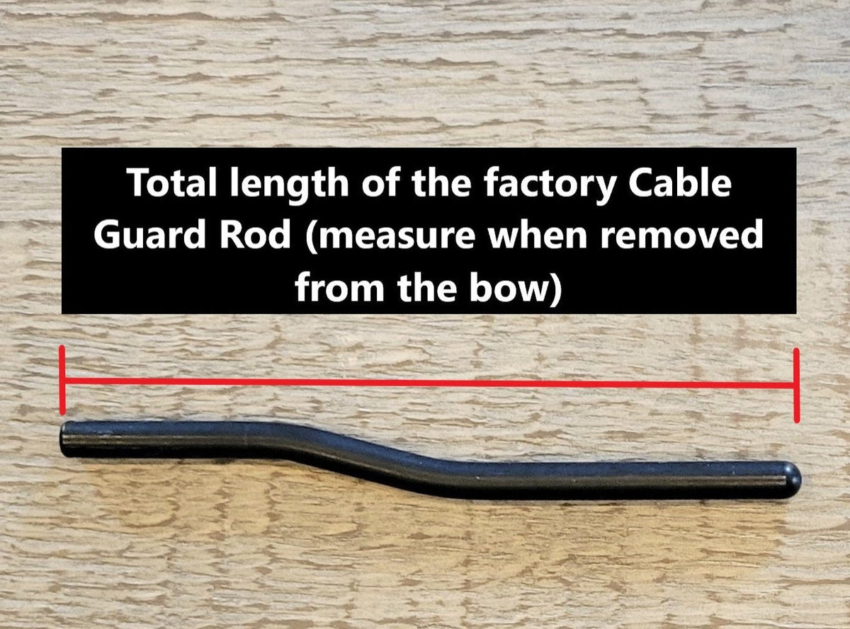 Adjustable Titanium Cable Guard System - GEN 2 - for Compound Bows