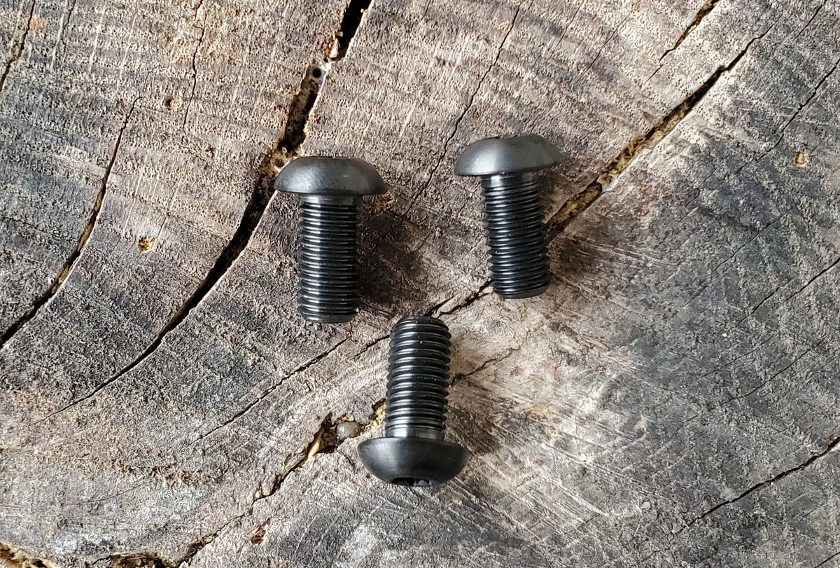 Titanium Alloy (Black) - Torx Drive - 5/16-24 x 5/8" Button Head Screws (2 pcs)