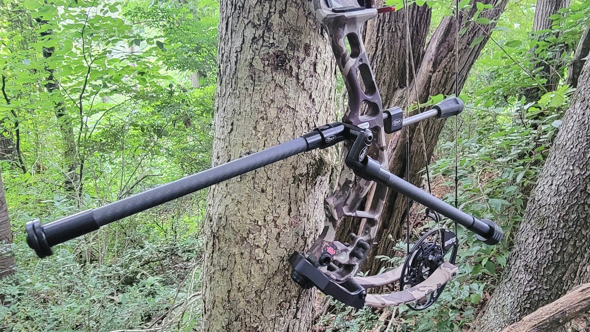 Back Stabilizer Mount including Titanium Screws - Compatible with all Bows and Stabilizers