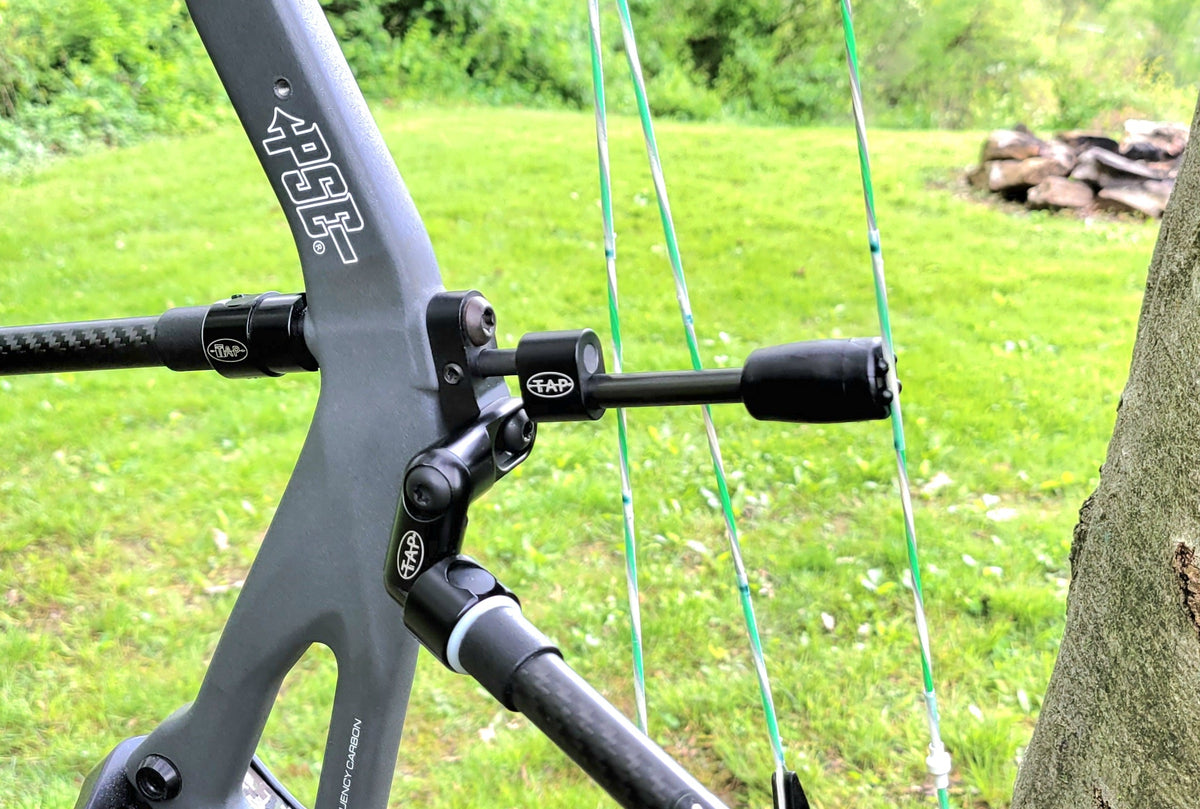 Back Stabilizer Mount including Titanium Screws - Compatible with all Bows and Stabilizers