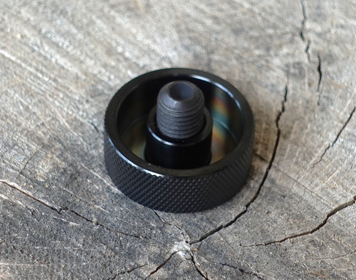 Titanium Alloy Knob + Set Screw for Bridge Lock compatible Stabilizers