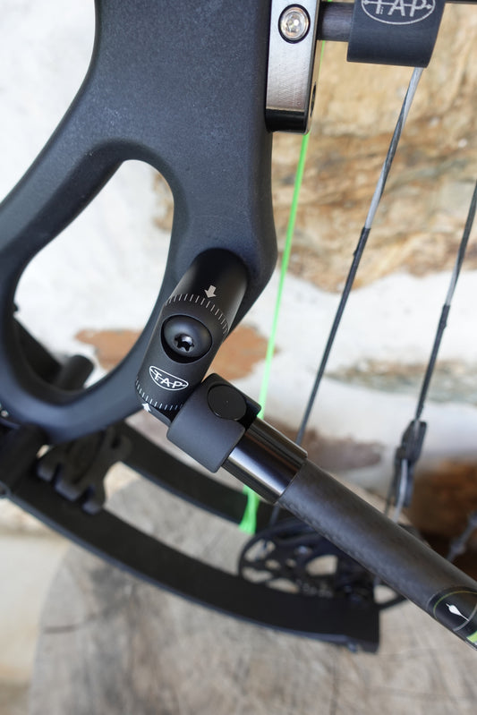 Integrated Back Stabilizer Mount for PSE Carbon Riser Bows -- HIGH STRENGTH DESIGN