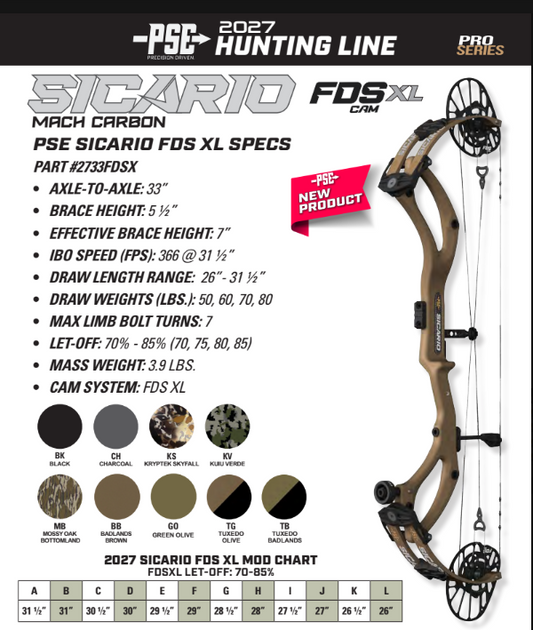 PSE SICARIO FDS XL